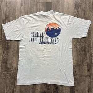 Vintage 80s Boy Scouts Camp Uwharrie T Shirt Jamestown NC Single Stitch